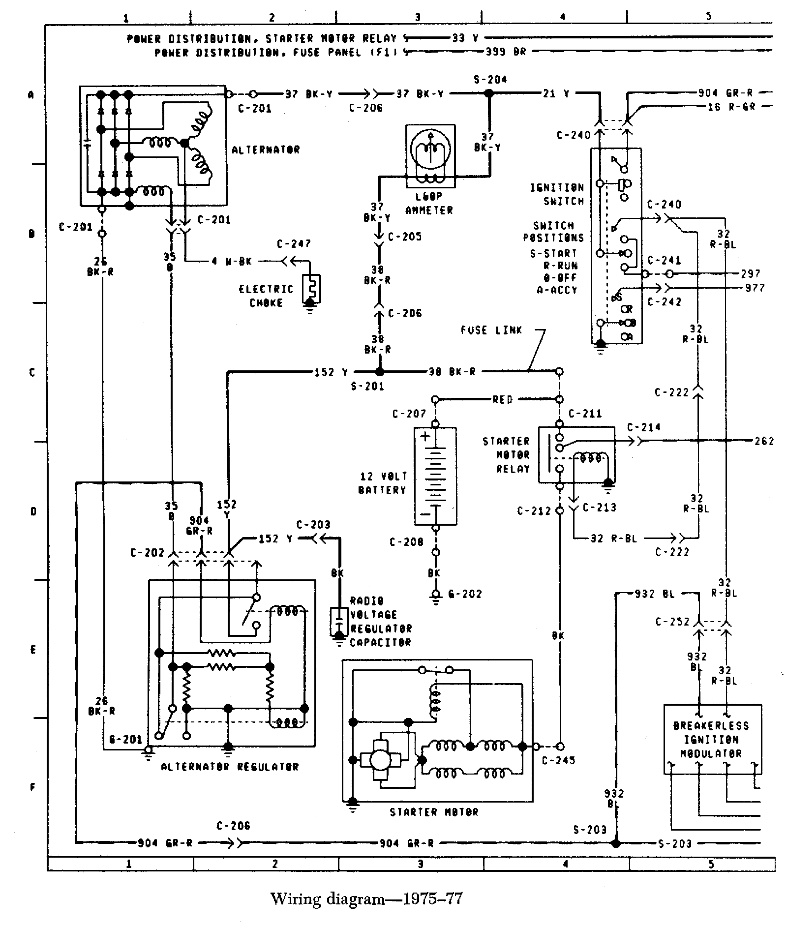 Fuel Injection Technical Library » Early Bronco Wiring diagrams